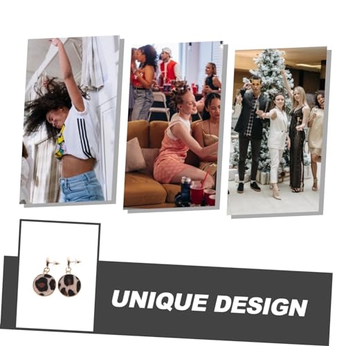 Homoyoyo 4 Paare Vinyl Schallplatten Ohrhänger Damen Dangle Ohrringe Eleganter Schmuck Retro Musik Schmuckset für Frauen Vielseitig Tragbar von Homoyoyo