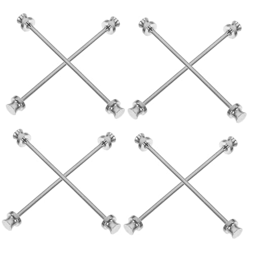Homoyoyo 4 Sätze Herren Krawattennadel Hochwertige Kragenstifte Robustem Legierungsmaterial Für Business Formelle Anlässe Verleiht Ihrem Look Einen Stilvollen 2 Stück * 4 von Homoyoyo