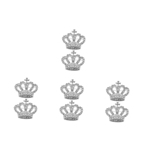 Homoyoyo 4 Sätze Kronenzirkonbrosche Damen Brosche Korsage Brosche Strass-brosche Dekorative Stifte Festival Rhinestone Crystal Pin Brosche Für Kleid Legierung Silver 2 Stück * 4 von Homoyoyo