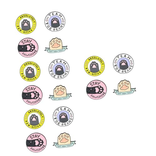 Homoyoyo 4 Sätze Pfote Brosche Pin Cartoon Anstecker Für Frauen Teenager Süße Accessoires Für Schals Kleidung Rucksäcke Zu Besonderen Anlässen 4 Stück * 4 von Homoyoyo