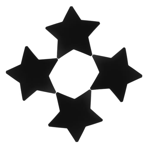 Homoyoyo 4 Stck. Metallic Stern Haarspangen Kleine Leichte Haarklammern aus Robustem Metall Fünfzackige Haarschmuck für Frauen für Alltag zu Weihnachten und Festen von Homoyoyo
