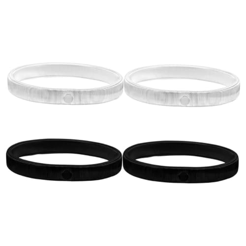 Homoyoyo 4 Stück Armband armreifen elastischer Ärmelhalter Armreif mit Schlangenkette geschichtete Armbänder elastischer Hemdärmelhalter Strumpfhalter mit Armbinde klobige Armbänder Metall von Homoyoyo