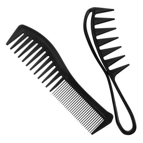 Homoyoyo 4 Stück Breiter Zahnkamm Set Teiliges Haarkamm Set für Friseure und Styling Antistatischer Langlebiger Kamm für Männer und für Entwirren und im Salon Homoyoyo 4 Stück Breiter Zahnkamm Set Teiliges Haarkamm Set für Friseure und Styling Antistatischer Langlebiger Kamm für Männer und für Entwirren und im Salon von Homoyoyo