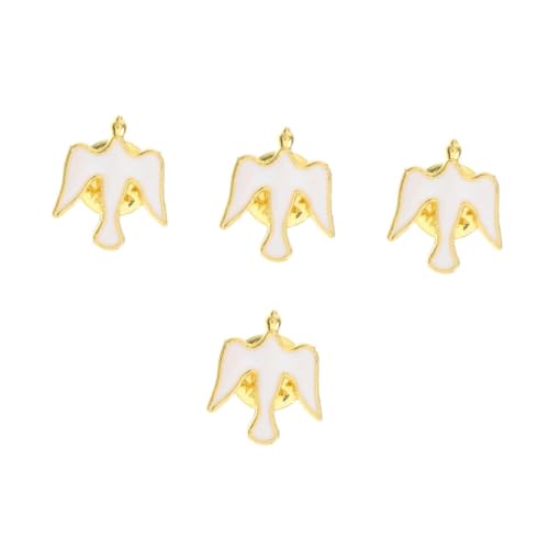 Homoyoyo 4 Stück Brosche Denkmal Zubehör Gedenknadeln Taube Schmuck Form Krawattennadel Friedens-Anstecknadel religiöse Schmucknadel Taube Emaille Pin Glaube-Anstecknadel Zinklegierung Weiß Homoyoyo 4 Stück Brosche Denkmal Zubehör Gedenknadeln Taube Schmuck Form Krawattennadel Friedens-Anstecknadel religiöse Schmucknadel Taube Emaille Pin Glaube-Anstecknadel Zinklegierung Weiß von Homoyoyo