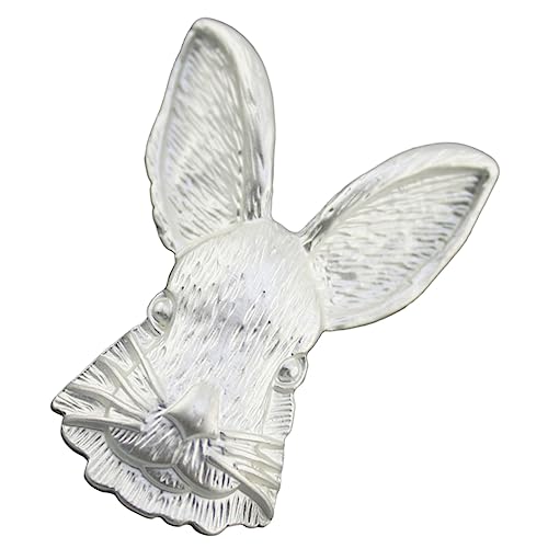 Homoyoyo 4 Stück Bunny Brosche Anstecknadel Vintage Tierbrosche für Frauen Silberne Hasenbrosche Modisches Accessoire für Anzüge Mäntel Taschen Hüte für Feiern Besondere Anlässe von Homoyoyo