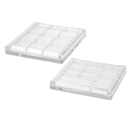 Homoyoyo 4 Stück Leere Transparente Lidschatten Box Tragbarer Make up Behälter mit Robustem Boden Vielseitige Kosmetik aufbewahrung für DIY Lidschatten Lippenstift Puder für Reise und Homoyoyo 4 Stück Leere Transparente Lidschatten Box Tragbarer Make up Behälter mit Robustem Boden Vielseitige Kosmetik aufbewahrung für DIY Lidschatten Lippenstift Puder für Reise und von Homoyoyo