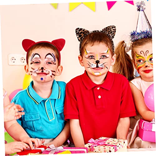 Homoyoyo 4 Stück Leopard Katzenohren Haarreif Teiliges Elastisch Leicht Verstellbar Haarschmuck für Erwachsene Karneval Halloween Party Cosplay Accessoire Homoyoyo 4 Stück Leopard Katzenohren Haarreif Teiliges Elastisch Leicht Verstellbar Haarschmuck für Erwachsene Karneval Halloween Party Cosplay Accessoire von Homoyoyo
