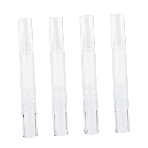 Homoyoyo 4 Stück Lippenöl Pens Leere Dispenser Flaschen für Lip Gloss Nagellack Tragbare Anwendung für DIY Kosmetik und Pflegeprodukte von Homoyoyo