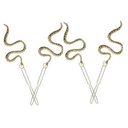 Homoyoyo 4stücke S-förmige Schlangenhaarspangen Für Damen Langlebige Legierungshaarnadeln Dekorative Haarspangen Modische Haaraccessoires Für Jeden Anlass von Homoyoyo