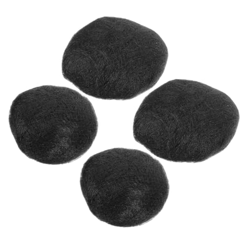 Homoyoyo 4 Stück Synthetische Fake Ballettbun Haarteile für Mädchen und Damen für Hochzeiten Cosplay und Besondere Anlässe Bequem und Wiederverwendbar von Homoyoyo