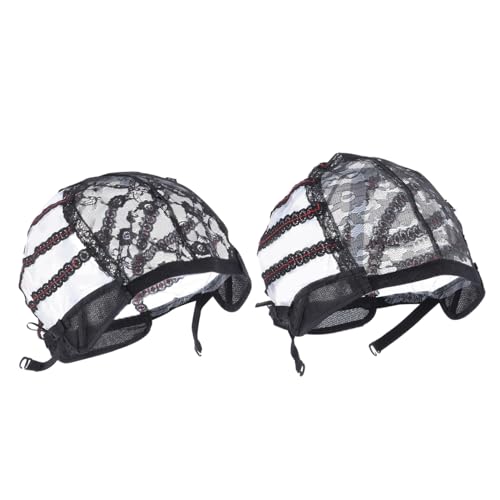 Homoyoyo 4 Stück Teiliges Elastisches U förmiges Haarnetz für Perücken Atmungsaktives Dehnbares Mesh Einheitsgröße Leicht Hautfreundlich für Damen und Herren Bequem Ganztägig Tragbar von Homoyoyo