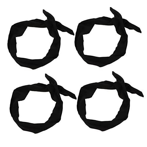 Homoyoyo 4 Stück Teiliges Knoten Stirnbänder mit Flexiblem Draht Weiche nicht Rutschende Turban Haarbänder für Damen Verstellbar Hautfreundlich für Make Up Sport und Party von Homoyoyo
