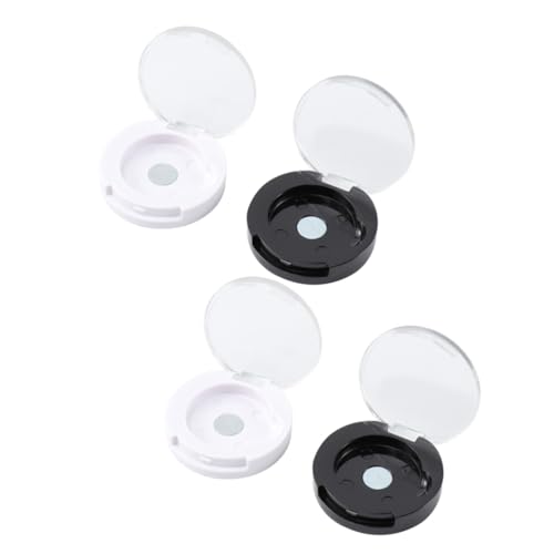 Homoyoyo 4 Stück Teiliges Magnetische Lidschatten subpackaging Boxen Mehrfarbig Langlebige Make up Organizer für Lidschatten Puder und Foundation Praktische Kosmetikbehälter zum Mitnehmen von Homoyoyo