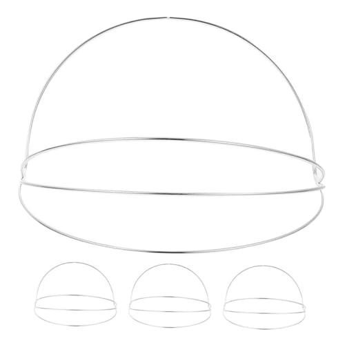Homoyoyo 4stücke Teilige Stirnband-kronenbasis Diy-kopfschmuckrahmen Metallbasis Für Hochzeiten Partys Hanfu Cosplay Bastelkronenbasis Haarkronenbasis Kopfschmuckbasis von Homoyoyo