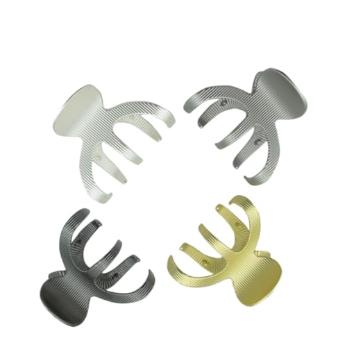 Homoyoyo 4 Stück Teiliges Metall Haarclip Große Haarklammern für Dickes Haar Glatte Oberfläche Schützt Haare Vielseitiges Haar accessoire für Damen und Mädchen Langlebig und Einfach zu von Homoyoyo