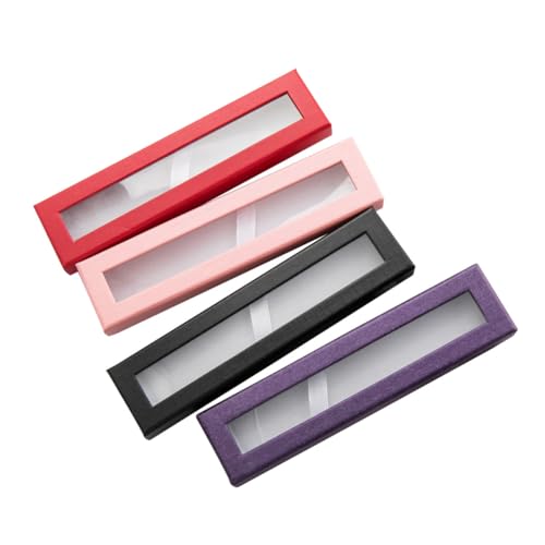 Homoyoyo 4 Stück Teiliges Transparente Papier mit Sichtfenster Geschenkverpackung für Stifte Leicht Robust und Schützend zur Ordentlichen Aufbewahrung und Präsentation von Schreibgeräten Homoyoyo 4 Stück Teiliges Transparente Papier mit Sichtfenster Geschenkverpackung für Stifte Leicht Robust und Schützend zur Ordentlichen Aufbewahrung und Präsentation von Schreibgeräten von Homoyoyo