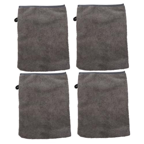 Homoyoyo 4 Stück Tragbare Makeup Entferner Praktische Gesichts Handschuhe aus Mikrofasern für Effektive von Make Up und Hautpflege Haushalt Anwendung Schwarz von Homoyoyo