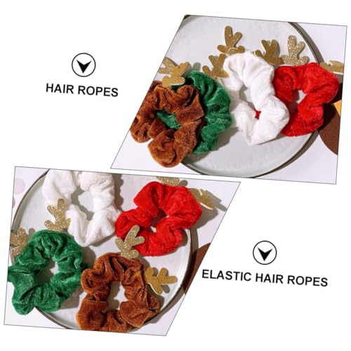 Homoyoyo 4 Stück Weihnachtliche Haarbänder mit Flauschigen Rentier Geweih Designs Modische Haarseile in Weiß Grün Rot Braun Charmante Haargummis für Damen Festliche Haarschmuck Accessoires Homoyoyo 4 Stück Weihnachtliche Haarbänder mit Flauschigen Rentier Geweih Designs Modische Haarseile in Weiß Grün Rot Braun Charmante Haargummis für Damen Festliche Haarschmuck Accessoires von Homoyoyo