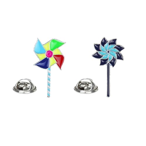 Homoyoyo 4 Stück Windmühle Brosche Anzüge Broschen für Frauen Emaille lustig dekorative Broschennadel Stifte Neuheit Brosche Staschpunkt Brustnadel Brosche Windmühlenbrosche Brosche Clip von Homoyoyo
