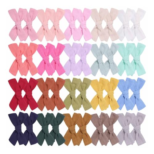 Homoyoyo 40 Stück Haarspangen für Mädchen Teiliges mit Bunten Haarschleifen aus Strapazierfähigem Material für Kreative Frisuren Modisches Haaraccessoire von Homoyoyo