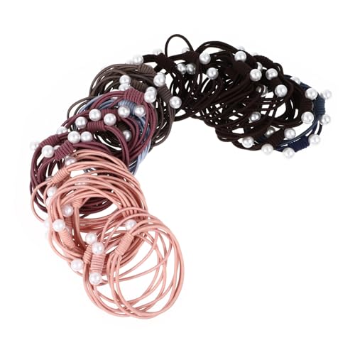 Homoyoyo 40 Stück Teiliges Kleine Elastische Haargummis für Damen Feste Ponytail halter Reißfestes Haarband Weiche Haarschmuck ringe Vielseitig für Alltag Sport und Freizeit von Homoyoyo