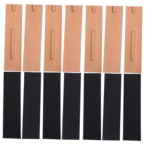 Homoyoyo 40 Stück Teiliges Papier Stift Verpackungshüllen Dicke Papier Stiftsleeves Fenster für Büro Verpackung für Kugelschreiber Aufbewahrung und Werbegeschenke von Homoyoyo