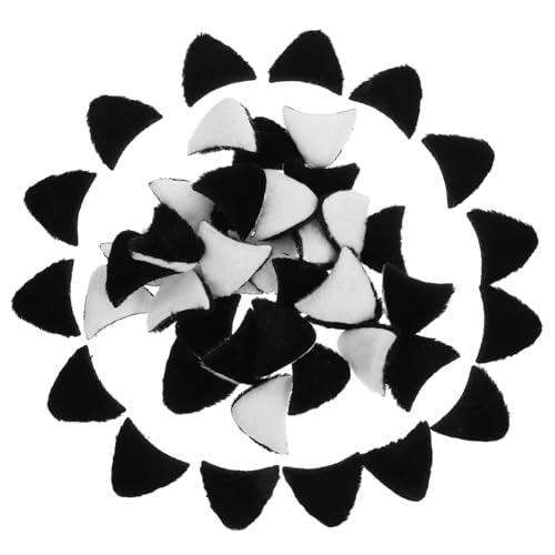 Homoyoyo 40stücke Katzenohranhänger Für Haarclips Diy-haaraccessoires Katzenohr-dekorationen Für Bastelarbeiten Tierohr-schmuckanhänger Für Kopfschmuck von Homoyoyo