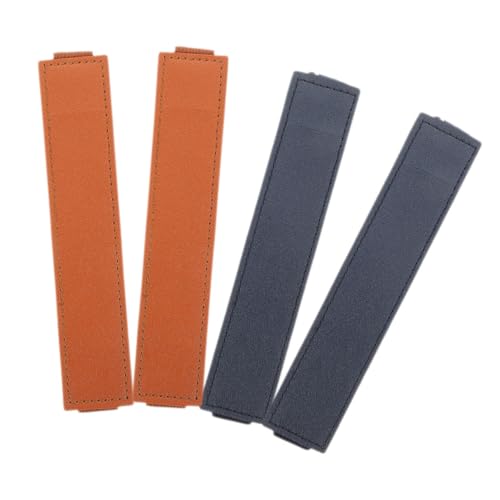 Homoyoyo 4 Stück Stifthülle für Notizbuch Elastisches Gummiband Leder Stifthalter für Füllfederhalter Kugelschreiber Stift Aufbewahrungstasche Praktische Schreibwaren von Homoyoyo