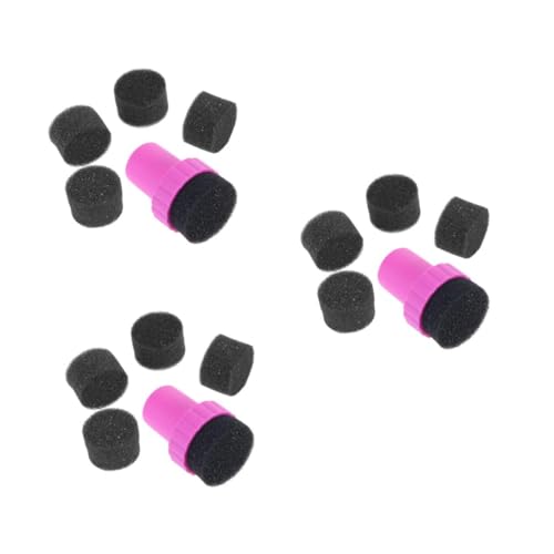 Homoyoyo 4er Set Nagelkunst Pinsel Mit Schwamm Für Perfekte Lackübertragung - Maniküre Schablonen Und Stempel Für Kreative Nageldesigns von Homoyoyo