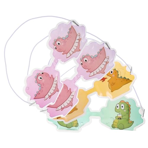 Homoyoyo 4stücke Augenpads Mit Dinosaurier-design Dekorative Augenschirme Heiß-kalt-eisbeutel Für Junge Mädchen Und Erwachsene Schwellungen Und Augenringe Zufälliger Stil von Homoyoyo
