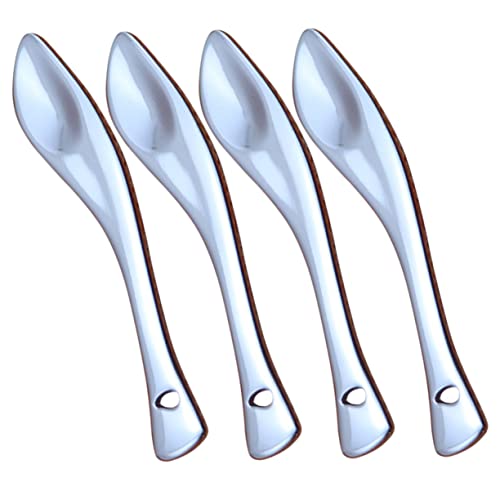 Homoyoyo 4stücke Gesicht Creme Löffel Metall Scoop Frauen Gesicht Creme Applikator Werkzeug Kosmetiklöffel Für Gesichtscreme Und Augencreme Verteilen von Homoyoyo