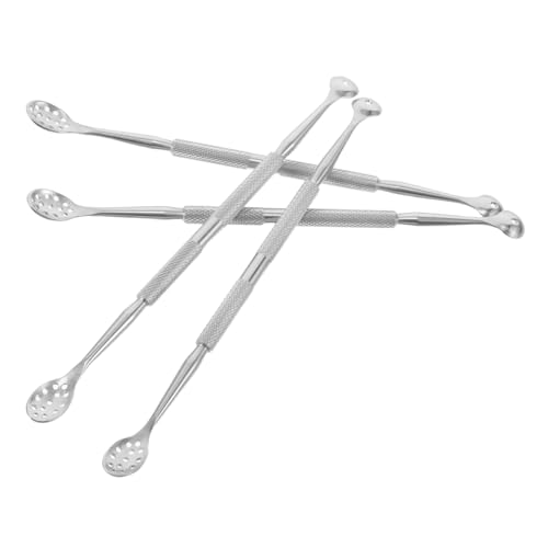 Homoyoyo 4stücke Nagelhautentferner-werkzeug Professioneller Nagelhautschieber-stift Nagelhautschieber-gabel Metallwerkzeug Zum Entfernen Von Gel-nagellack Nagelhautentferner Für von Homoyoyo