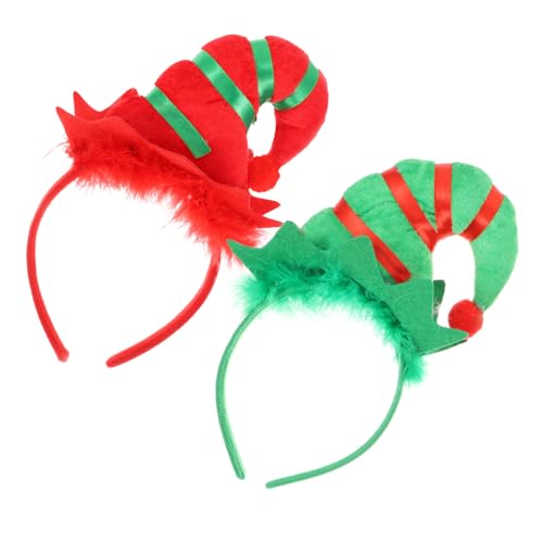 Homoyoyo 4stücke Xmas Haarreif Lustige Weihnachts-elfenmützen Für Junge Mädchen Erwachsene Perfektes Kostümzubehör Für Weihnachtsfeiern Leicht Und Bequem Zu Tragen Für Familie Und von Homoyoyo