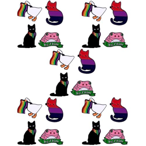 Homoyoyo 5 Sätze Kleine Tierbrosche Kleidung Karikatur Groß Anstecknadel Für Rucksäcke Pullover Brosche Clip Cartoon-pin Frauen Brosche Pin-ästhetik Legierung 4 Stück * 5 Homoyoyo 5 Sätze Kleine Tierbrosche Kleidung Karikatur Groß Anstecknadel Für Rucksäcke Pullover Brosche Clip Cartoon-pin Frauen Brosche Pin-ästhetik Legierung 4 Stück * 5 von Homoyoyo