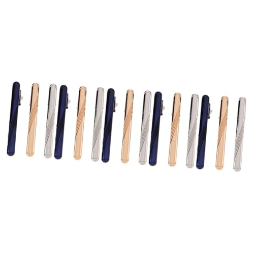 Homoyoyo 5 Sätze Krawattenklammer-set Regulär Clips Hochzeit Krawattenverschluss Clip Über Männer Krawatte Kragenstange Krawattenhalter Clip Auf Krawatten Kupfer 3 Stück * 5 von Homoyoyo