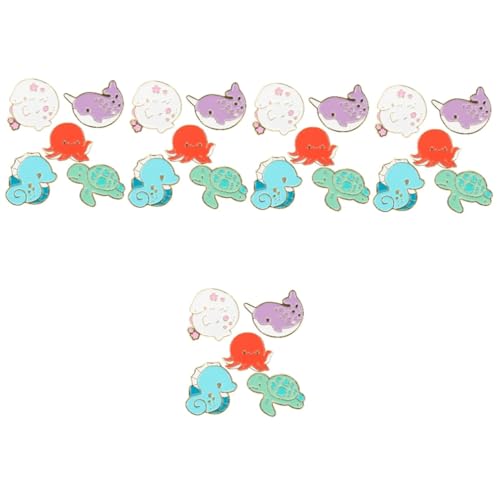 Homoyoyo 5 Sätze Kreative Broschen Emaille Teiliges Mit Niedlichen Meeres Tiermotiven Für Kleidung Rucksäcke Hüte Für Partys Tägliches Vielseitige Anstecker Für Stilvolle 5 Stücke * 5 von Homoyoyo
