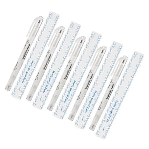 Homoyoyo 5 Sätze Salon Mapping Pen mit Dualen Spitzen Präzise Hautmarker für Augenbrauen Tattoo Papier Leicht zu Greifen Manuelle Anwendung Professionelle Microblading Hilfe von Homoyoyo