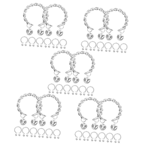 Homoyoyo 5 Sätze Teiliges Glockenringe Verstellbare Finger Ringe Dekoration Für Frauen Elegantes Design Für Besondere Anlässe 8 Stück * 5 von Homoyoyo
