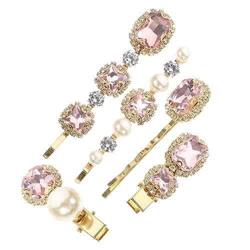Homoyoyo 5 Stck Teiliges Strass Metall Haarklammern mit Funkelnden Kristallen Langlebig und Formbeständig Modisch für Damen und Mädchen als für Party Alltagslook von Homoyoyo