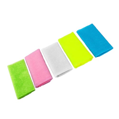 Homoyoyo 5 Stück Badetuchwäscher Langes Luffa Peeling Badezimmer Frauen Peeling Waschlappen Duschen Körpertuch Waschlappen Handtuch Rücken Duschtuch von Homoyoyo