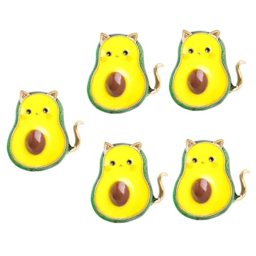 Homoyoyo 5 Stück Brosche Pin Avocado Anstecknadel Dekorationszubehör für Damen für Schals Jacken Taschen Hüte Einfach zu Vielseitig Einsetzbar Ansprechend von Homoyoyo