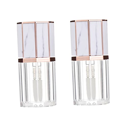Homoyoyo 5 Stück Leere Lip Gloss Flaschen Leere Lippenpflege Behälter für Lippenöl Lippenfarbe DIY Kosmetik Tragbar und Praktisch für Reisen von Homoyoyo