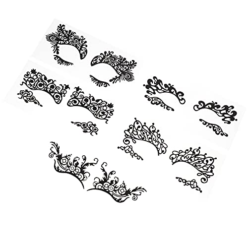 Homoyoyo 5stücke Eyeliner-aufkleber Party Halloween Karneval Augenaufkleber Als Maskeradenaufkleber Lidschattenaufkleber Eyelineraufkleber Umweltschutzmaterial Hautfreundlich Geruchsneutral von Homoyoyo