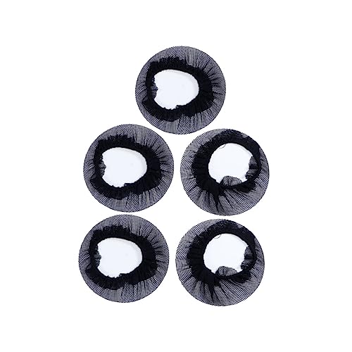 Homoyoyo 5 Stück Teiliges Haarnetz Ballett Dutt Kleines Loch Atmungsaktiv Leichtes Haarnetz für Damen und Mädchen für Tanz Turnen Hochzeit Alltag Langlebiger und Bequemer Haarschmuck von Homoyoyo