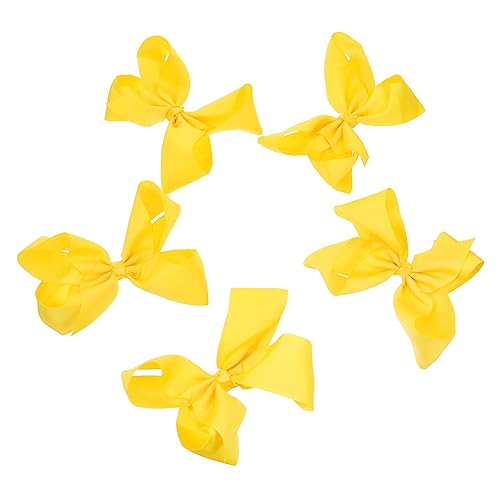 Homoyoyo 5 Stück Teiliges Haarspangen für Mädchen Bunte Schleifen Haarclips im Bowknot Design für Kleinkinder und Neugeborene Haarschmuck für Besondere Anlässe von Homoyoyo