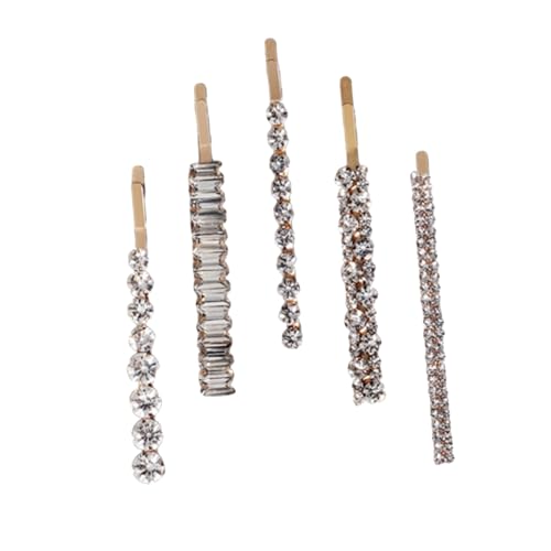 Homoyoyo 5stücke Haarnadeln Mit Strasssteinen Aus Funkelnder Haarclip Kopfschmuck Für Damen Schlicht Und Raffiniert von Homoyoyo