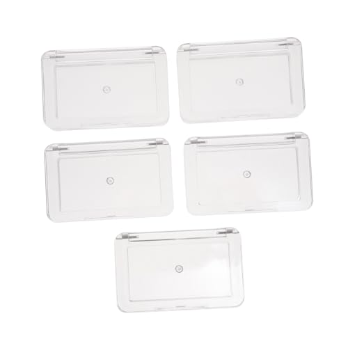 Homoyoyo 5 Stück Teiliges Transparentes Lidschatten Aufbewahrungsset aus Langlebigem Kompakte Nachfüllbare Make Up Organizer Boxen mit Deckel für Lidschatten und Lippenstift Unterwegs Homoyoyo 5 Stück Teiliges Transparentes Lidschatten Aufbewahrungsset aus Langlebigem Kompakte Nachfüllbare Make Up Organizer Boxen mit Deckel für Lidschatten und Lippenstift Unterwegs von Homoyoyo