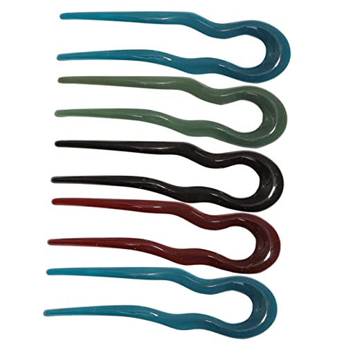 Homoyoyo 5 Stück Teiliges U Förmiges Haarnadel Damen Vintage Haarschmuck für Dutt Frisuren Retro Japanischer Haarklammer Mix Praktische Haarstäbe für Alltag Party und von Homoyoyo