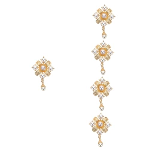 Homoyoyo 5 Stück Vintage Brosche mit Barockperlen Retro Anstecknadel für Damen Elegantes Accessoire für Kleidung Taschen Wintermode Besondere Anlässe Hochwertige Verarbeitung Stilvolles von Homoyoyo