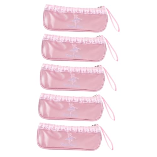 Homoyoyo 5 Teilige Tanzschuhtasche Tanzschuhe Balletttasche Mädchen Für Ballettschuhe Tanztasche Ballettschuhtasche Reiseschuhbeutel Ballettschuh Reißverschlusstasche Reise von Homoyoyo